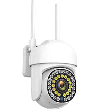 Imagem de WiFi Outdoor Home Security Camera 5G WiFi Cameras, 1080P Home Security Camera com visão noturna colorida, áudio bidirecional, detecção de movimento