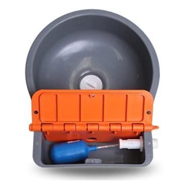 Imagem de Bebedouro Automático Com Boia 4 Lt Cinza Cães Ovelha Cabras