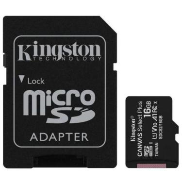 Imagem de Cartao De Memoria Classe 10 Kingston Sdcs/16 Gb Micro Sdhc