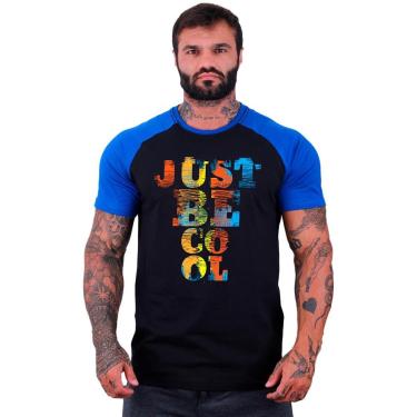 Imagem de Camiseta Tradicional Manga Curta MXD Conceito Just Be Cool Seja Legal Masculina-Masculino