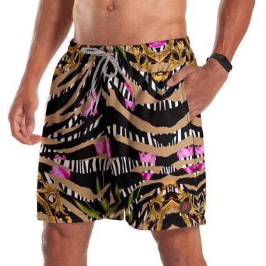 Imagem de Short Bermuda Barroco Lines Animal Print-Masculino