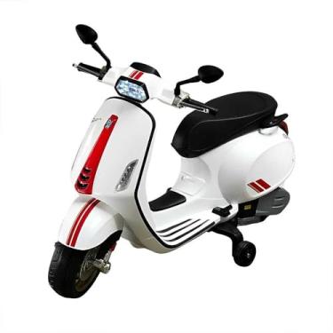 Imagem de Mini Moto Elétrica Importway Vespa 12V BW-222BR - Branco