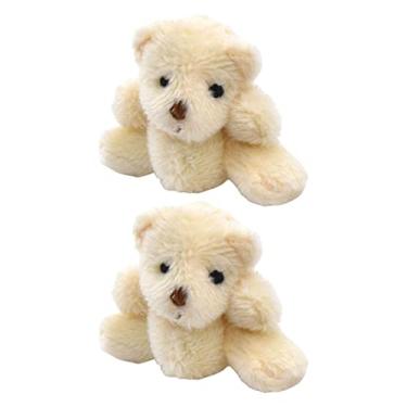 Imagem de Fancyes Macio 5cm Mini Conjunta Urso/Casa de Bonecas Ornamentos Casa de Boneca Acessórios Brinquedos de Pelúcia/12 Escala Boneca, Urso