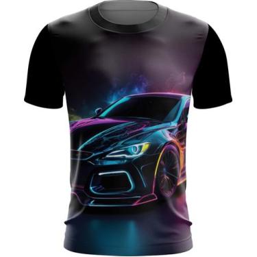 Imagem de Camiseta Dryfit Carro Neon Dark Silhuette Sportive 1 - Kasubeck Store