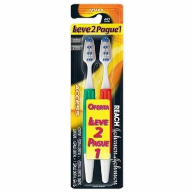 Imagem de Escova Dental Reach Access Média Leve 2 Pague 1