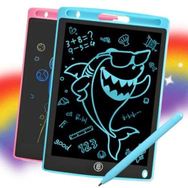Imagem de Lousa Mágica Eletrônica Infantil Quadro Mágico Digital Interativa Escrita Colorida 8,5 Polegadas Tela Lcd Desenho Marca Myfound (Cores Variadas)