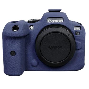 Imagem de MUZIRI KINOKOO Capa para EOS R6/R6 II, capa protetora compatível com câmera Canon EOS R6/EOS R6 II/EOS R6 Mark II - capa de silicone macio para câmera - preta