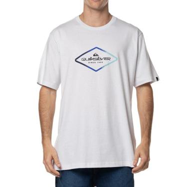 Imagem de Camiseta Quiksilver Omni Lock New Wave WT24 Masculina Branco
