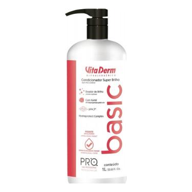 Imagem de Condicionador Vita Derm Pro Basic 1 Litro Sem Sal Shampoo
