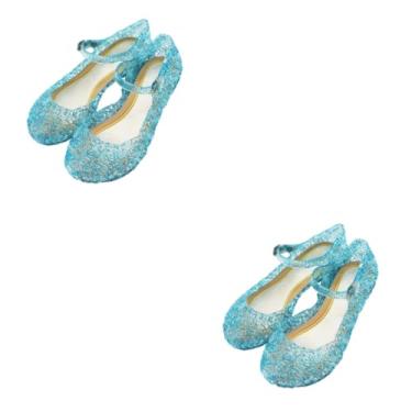 Imagem de Holibanna 2 Pares Sandália Sapatos De Dança Mary Chinelos De Gelatina Sapatos De Dança Infantil Sapatos De Geleia Para Crianças Sapatos De Gelatina Sapatinho De Cristal Menina Garota