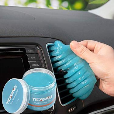 Imagem de TICARVE Gel de limpeza para ferramentas de detalhes de carro limpeza de carro pó automotivo saída de ar detalhe interior massa limpador de poeira universal para limpador de geleca de carro de laptop automotivo