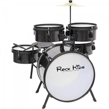 Imagem de Bateria Infantil ROCK KIDS Prata RMV