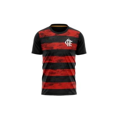 Imagem de Camisa Braziline Flamengo Arbor Masculina - Preto/Vermelho-Unissex