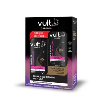 Imagem de Kit Vult Choque De Reconstrução Shampoo + Condicionador