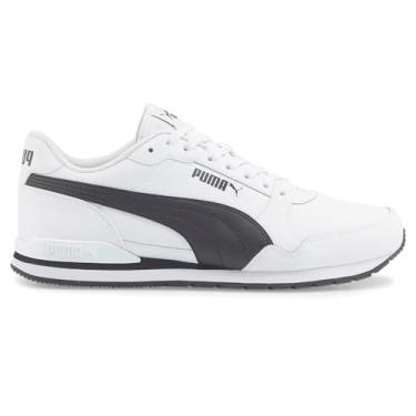Imagem de PUMA - Tênis masculino St Runner V3 L, Branco/preto, 11.5