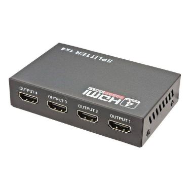 Imagem de Splitter Distribuidor 1x4 Cabo Hdmi 3d 1080p