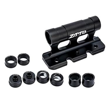 Imagem de Newmind Suporte de garfo dianteiro para bicicleta, bloco de bicicleta de liberação rápida em liga de alumínio à prova d'água estável, montagem em forquilha