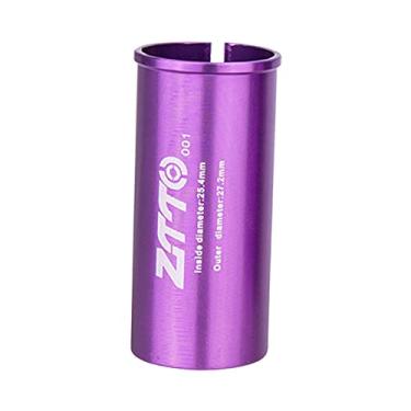 Imagem de Newmind Calço de selim para assento de bicicleta, adaptador de redução de manga para assento de bicicleta de montanha 25,4/27,2/28,6/30,4/30,8/31,6/33,9/34,9-27,2 a 25,4 mm