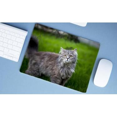 Imagem de Mouse Pad Emborrachado Personalizado Gatos Cat Felino, 40x30 - Deluzz,