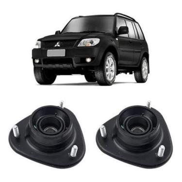 Imagem de Par Coxim Batente Dianteiro Pajero Tr4 2012 2013 2014 2015 - Qualykits