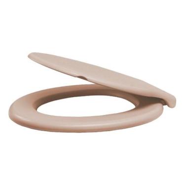 Imagem de Tampa Vaso Sanitario Oval Universal Assento Alumasa creme