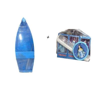 Imagem de Kit Barco Oferendas Iemanja Especial 30 Cm madeira - Lynx 