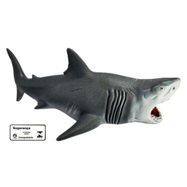 Imagem de Tubarao Realista na Cinta Cometa Brinquedo de Vinil Macio Recreativo p