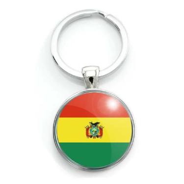 Imagem de Chaveiro Bandeira da Bolívia País - RECANTO ASTRAL