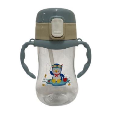 Imagem de Garrafa Infantil de Plástico Diversas cores - COP68 - ds, Verde
