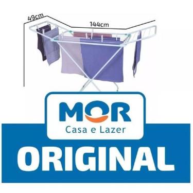 Imagem de Varal Retrátil Apartamento Retrátil Portatil Abas - MOR