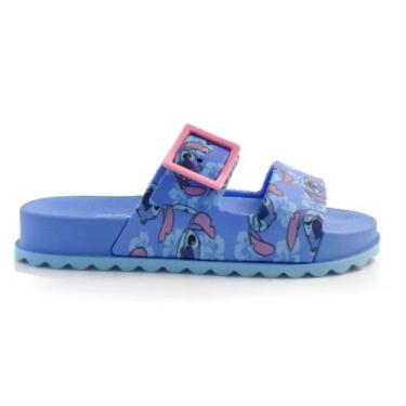 Imagem de Chinelo Infantil Menina Grendene Kids Stitch Summer Slide, 33