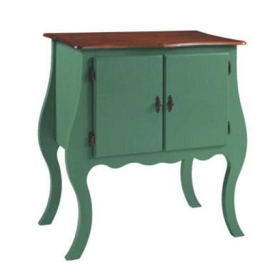 Imagem de Cômoda Bombê 2 Portas e Pés Luiz XV - Tommy Design - Meyer, Verde Kall