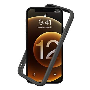 Imagem de RhinoShield Capa bumper compatível com [iPhone 12/12 Pro] | CrashGuard NX - Capa protetora de design fino absorvente de choque 3,5 m/proteção contra quedas de 3,4 m - grafite