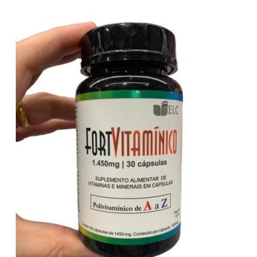 Imagem de FortVitamínico A-Z Polivitamínico ELC 30 cápsulas 1450mg