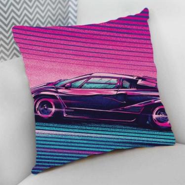 Imagem de Almofada Decorativa 40x40 Personalizado Carro Tunado Tunnig - Deluzz, 