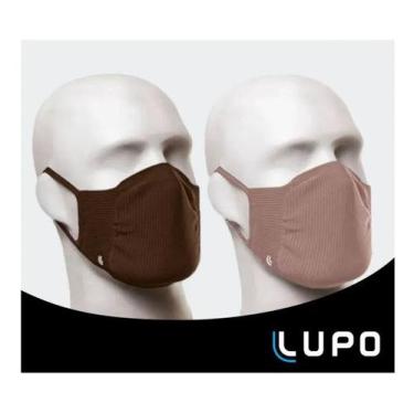 Imagem de Máscaras Lupo Coloridas Kit Com 4 Adulto Marrom/nude