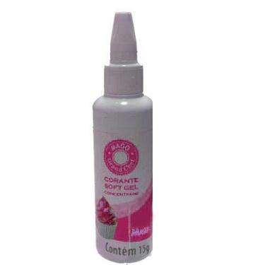 Imagem de Corante SoftGel Rosa Pink 15g Mago
