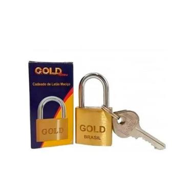 Imagem de Cadeado de latão maciço G-30mm - Gold 