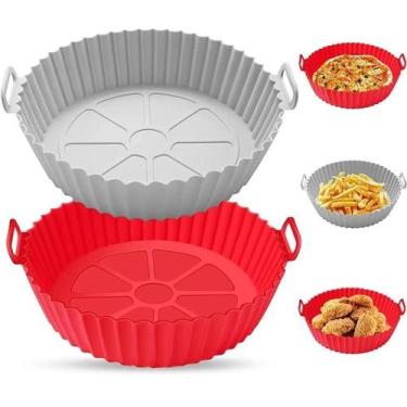 Imagem de Forma Para Air Fryer De Silicone Antiaderente - Saz Utilidades