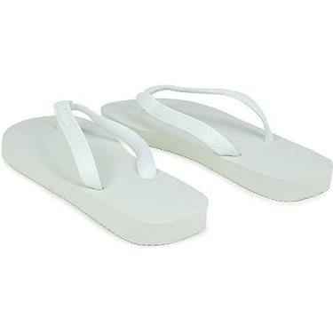 Imagem de Chinelo Havaianas Top FC Branca, Branco, 33-34