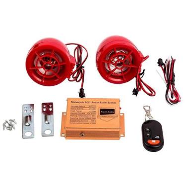 Imagem de Caixa De Som E  Alarme De Moto Bluetooth - GENZO