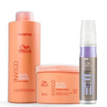 Imagem de Kit Nutri-Enrich Sh 1000ml + Masc 500ml + Thermal Image 150ml - Wella 