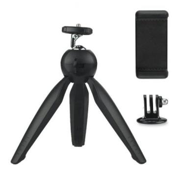 Imagem de Mini Tripé para Celular / GoPro / Câmeras Compactas - Rotação 360º - F