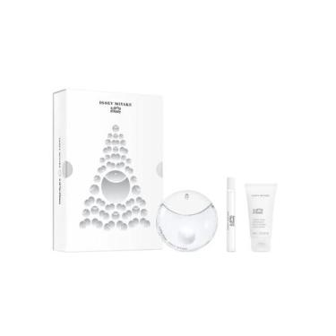 Imagem de Kit issey miyake a drop dissey edp fem 90ml + edp 10ml + creme para as