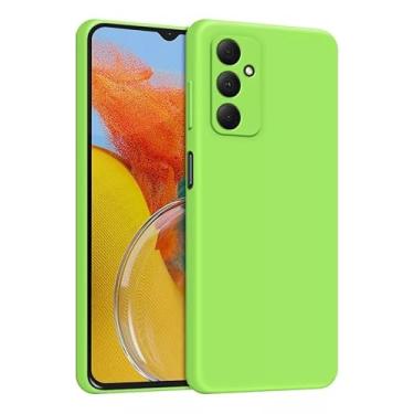 Imagem de Capa Capinha Compatível Samsug A55 5g Proteção Aveludado Premium (VERDE LIMAO)