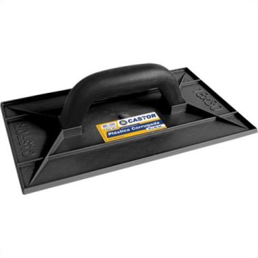 Imagem de Desempenadeira Pvc Castor 18X30 Corrugada Preta 121