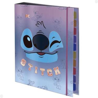 Imagem de Fichário Colegial STITCH 48 Folhas DECORADAS 10 Divisórias - DAC