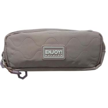 Imagem de Estojo Escolar 3 Compartimentos Bolso Rede Enjoy (Rose)