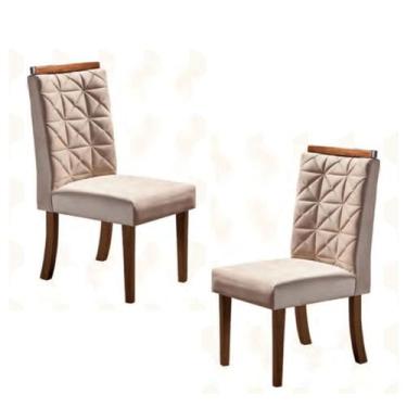 Imagem de Cadeiras para Mesa de Jantar Estofada - Verona - Art Salas