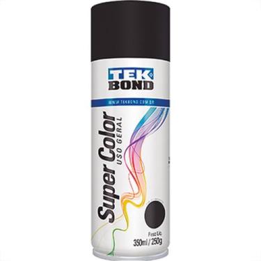 Imagem de Spray Tekbond Geral Preto Fosco 350Ml